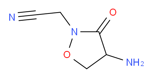2-(4-amino-3-oxo-1,2-oxazolidin-2-yl)acetonitrile