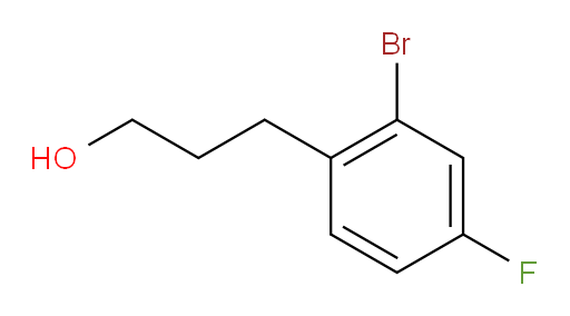 3-(2-bromo-4-fluorophenyl)propan-1-ol
