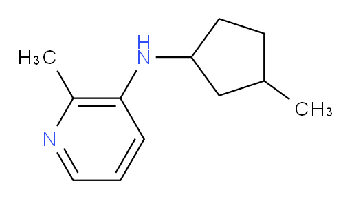 2-methyl-N-(3-methylcyclopentyl)pyridin-3-amine