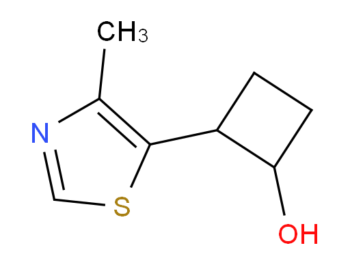 2-(4-methyl-1,3-thiazol-5-yl)cyclobutan-1-ol