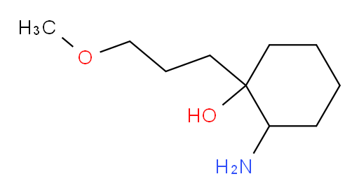 2-amino-1-(3-methoxypropyl)cyclohexan-1-ol
