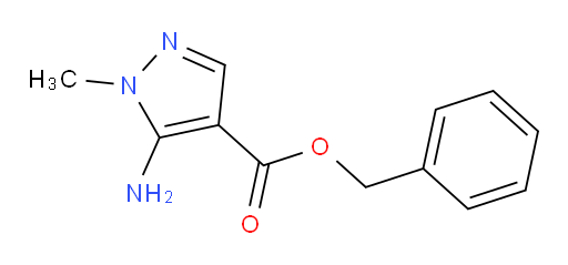 benzyl 5-amino-1-methyl-1H-pyrazole-4-carboxylate