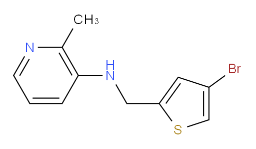 N-[(4-bromothiophen-2-yl)methyl]-2-methylpyridin-3-amine