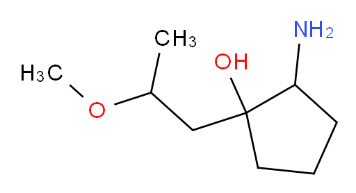 2-amino-1-(2-methoxypropyl)cyclopentan-1-ol