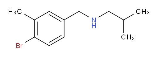 [(4-bromo-3-methylphenyl)methyl](2-methylpropyl)amine