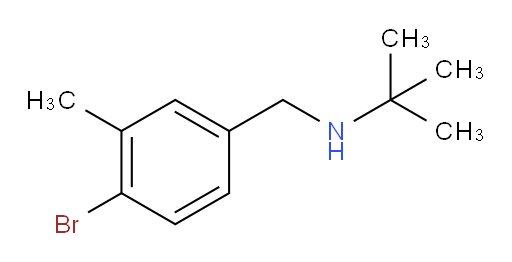 [(4-bromo-3-methylphenyl)methyl](tert-butyl)amine