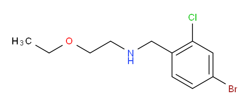 [(4-bromo-2-chlorophenyl)methyl](2-ethoxyethyl)amine