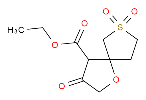 ethyl 3,7,7-trioxo-1-oxa-7lambda6-thiaspiro[4.4]nonane-4-carboxylate