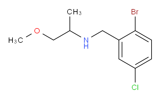 [(2-bromo-5-chlorophenyl)methyl](1-methoxypropan-2-yl)amine
