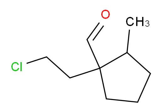 1-(2-chloroethyl)-2-methylcyclopentane-1-carbaldehyde