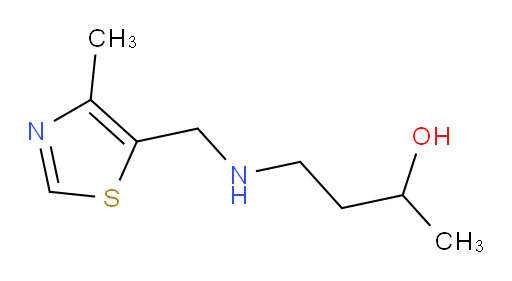 4-{[(4-methyl-1,3-thiazol-5-yl)methyl]amino}butan-2-ol