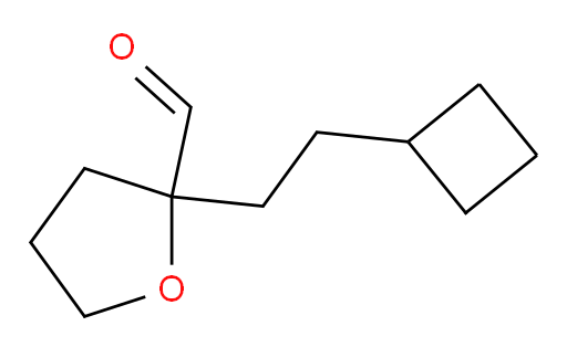 2-(2-cyclobutylethyl)oxolane-2-carbaldehyde