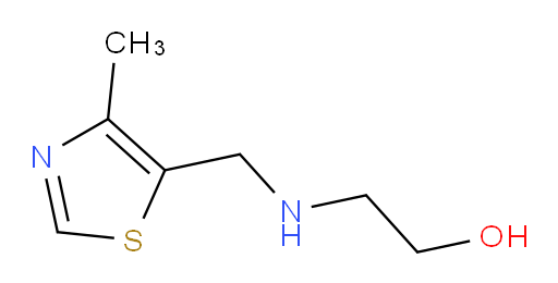 2-{[(4-methyl-1,3-thiazol-5-yl)methyl]amino}ethan-1-ol