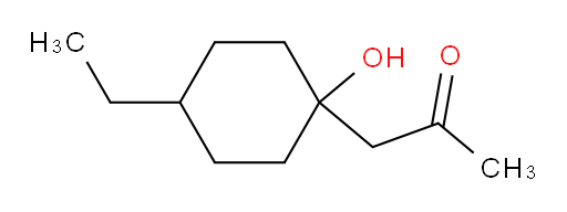 1-(4-ethyl-1-hydroxycyclohexyl)propan-2-one