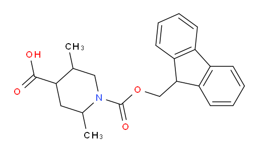 1-[(9H-fluoren-9-ylmethoxy)carbonyl]-2,5-dimethylpiperidine-4-carboxylic acid