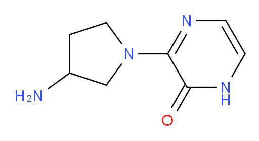 3-(3-aminopyrrolidin-1-yl)-1,2-dihydropyrazin-2-one