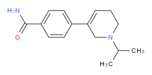 4-[1-(propan-2-yl)-1,2,5,6-tetrahydropyridin-3-yl]benzamide
