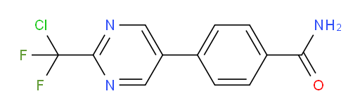 4-[2-(chlorodifluoromethyl)pyrimidin-5-yl]benzamide