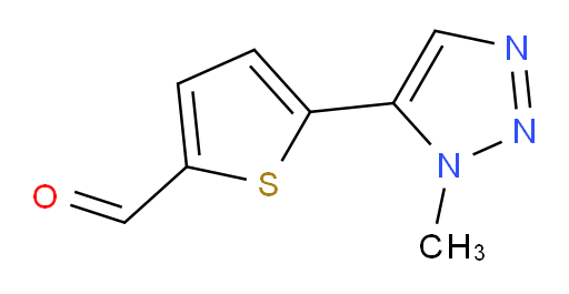 5-(1-methyl-1H-1,2,3-triazol-5-yl)thiophene-2-carbaldehyde
