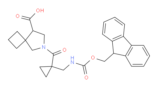 6-{1-[({[(9H-fluoren-9-yl)methoxy]carbonyl}amino)methyl]cyclopropanecarbonyl}-6-azaspiro[3.4]octane-8-carboxylic acid