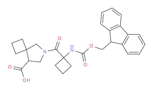 6-[1-({[(9H-fluoren-9-yl)methoxy]carbonyl}amino)cyclobutanecarbonyl]-6-azaspiro[3.4]octane-8-carboxylic acid