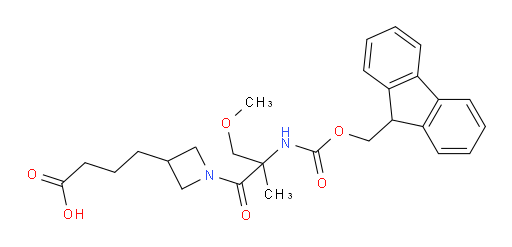 4-{1-[2-({[(9H-fluoren-9-yl)methoxy]carbonyl}amino)-3-methoxy-2-methylpropanoyl]azetidin-3-yl}butanoic acid