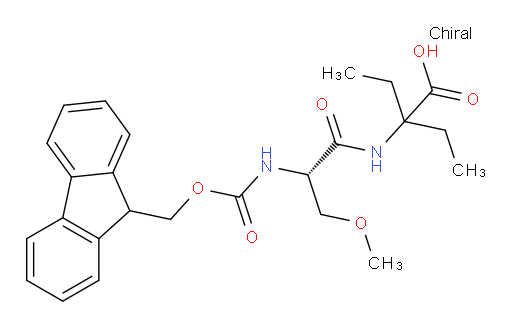 2-ethyl-2-[(2S)-2-({[(9H-fluoren-9-yl)methoxy]carbonyl}amino)-3-methoxypropanamido]butanoic acid