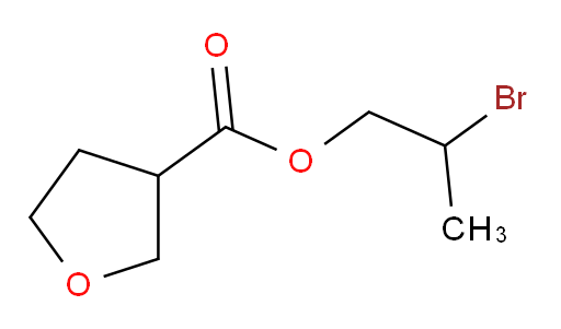 2-bromopropyl oxolane-3-carboxylate