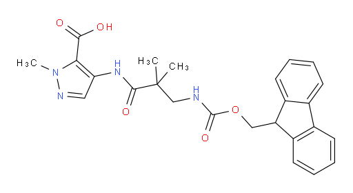 4-[3-({[(9H-fluoren-9-yl)methoxy]carbonyl}amino)-2,2-dimethylpropanamido]-1-methyl-1H-pyrazole-5-carboxylic acid