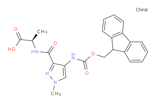 (2R)-2-{[4-({[(9H-fluoren-9-yl)methoxy]carbonyl}amino)-1-methyl-1H-pyrazol-3-yl]formamido}propanoic acid