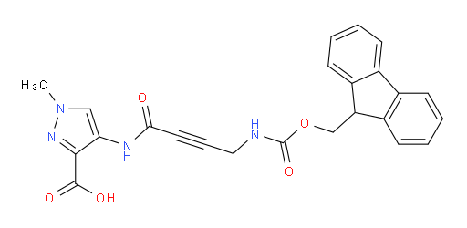 4-[4-({[(9H-fluoren-9-yl)methoxy]carbonyl}amino)but-2-ynamido]-1-methyl-1H-pyrazole-3-carboxylic acid