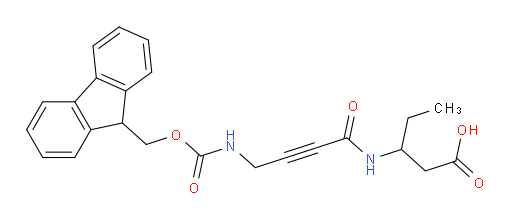 3-[4-({[(9H-fluoren-9-yl)methoxy]carbonyl}amino)but-2-ynamido]pentanoic acid