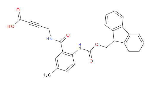 4-{[2-({[(9H-fluoren-9-yl)methoxy]carbonyl}amino)-5-methylphenyl]formamido}but-2-ynoic acid