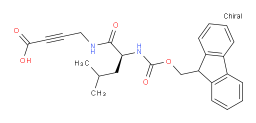 4-[(2S)-2-({[(9H-fluoren-9-yl)methoxy]carbonyl}amino)-4-methylpentanamido]but-2-ynoic acid