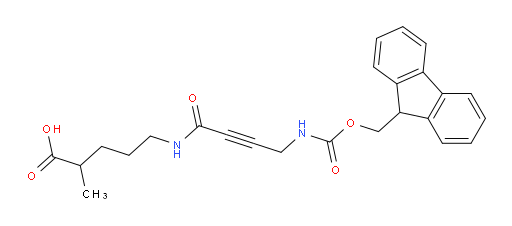 5-[4-({[(9H-fluoren-9-yl)methoxy]carbonyl}amino)but-2-ynamido]-2-methylpentanoic acid