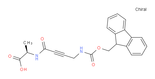 (2R)-2-[4-({[(9H-fluoren-9-yl)methoxy]carbonyl}amino)but-2-ynamido]propanoic acid