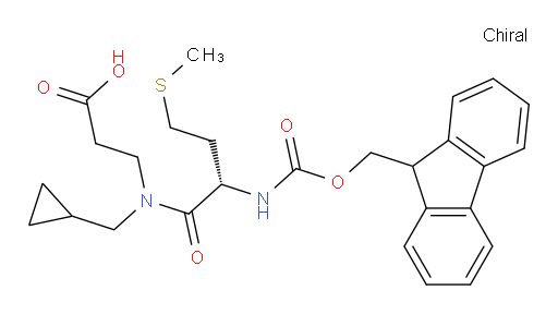 3-[(2S)-N-(cyclopropylmethyl)-2-({[(9H-fluoren-9-yl)methoxy]carbonyl}amino)-4-(methylsulfanyl)butanamido]propanoic acid