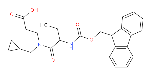 3-[N-(cyclopropylmethyl)-2-({[(9H-fluoren-9-yl)methoxy]carbonyl}amino)butanamido]propanoic acid