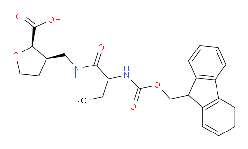 rac-(2R,3R)-3-{[2-({[(9H-fluoren-9-yl)methoxy]carbonyl}amino)butanamido]methyl}oxolane-2-carboxylic acid