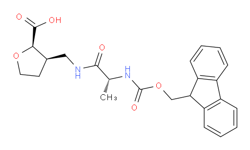 (2RS,3RS)-3-{[(2R)-2-({[(9H-fluoren-9-yl)methoxy]carbonyl}amino)propanamido]methyl}oxolane-2-carboxylic acid