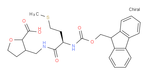 3-{[(2R)-2-({[(9H-fluoren-9-yl)methoxy]carbonyl}amino)-4-(methylsulfanyl)butanamido]methyl}oxolane-2-carboxylic acid