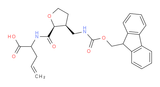 rac-2-{[(2R,3R)-3-[({[(9H-fluoren-9-yl)methoxy]carbonyl}amino)methyl]oxolan-2-yl]formamido}pent-4-enoic acid