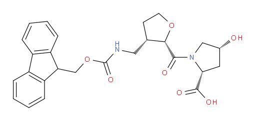 (2R,4R)-1-[(2RS,3RS)-3-[({[(9H-fluoren-9-yl)methoxy]carbonyl}amino)methyl]oxolane-2-carbonyl]-4-hydroxypyrrolidine-2-carboxylic acid