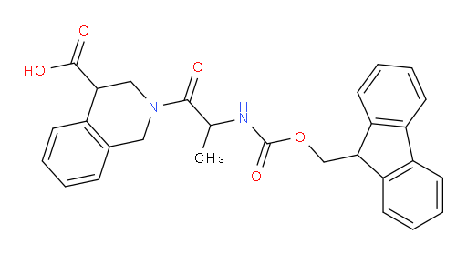 2-[2-({[(9H-fluoren-9-yl)methoxy]carbonyl}amino)propanoyl]-1,2,3,4-tetrahydroisoquinoline-4-carboxylic acid
