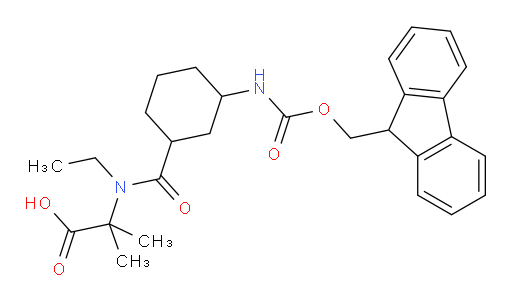 2-{N-ethyl-1-[3-({[(9H-fluoren-9-yl)methoxy]carbonyl}amino)cyclohexyl]formamido}-2-methylpropanoic acid