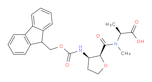 (2S)-2-{1-[(2RS,3SR)-3-({[(9H-fluoren-9-yl)methoxy]carbonyl}amino)oxolan-2-yl]-N-methylformamido}propanoic acid