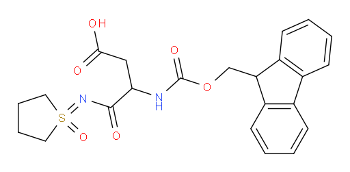 3-({[(9H-fluoren-9-yl)methoxy]carbonyl}amino)-3-[(1-oxo-1lambda6-thiolan-1-ylidene)carbamoyl]propanoic acid