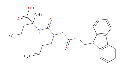 2-[2-({[(9H-fluoren-9-yl)methoxy]carbonyl}amino)hex-5-enamido]-2-methylpentanoic acid