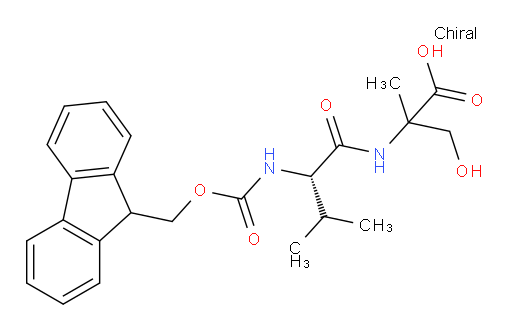 2-[(2S)-2-({[(9H-fluoren-9-yl)methoxy]carbonyl}amino)-3-methylbutanamido]-3-hydroxy-2-methylpropanoic acid