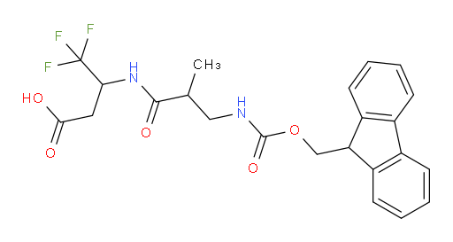 3-[3-({[(9H-fluoren-9-yl)methoxy]carbonyl}amino)-2-methylpropanamido]-4,4,4-trifluorobutanoic acid